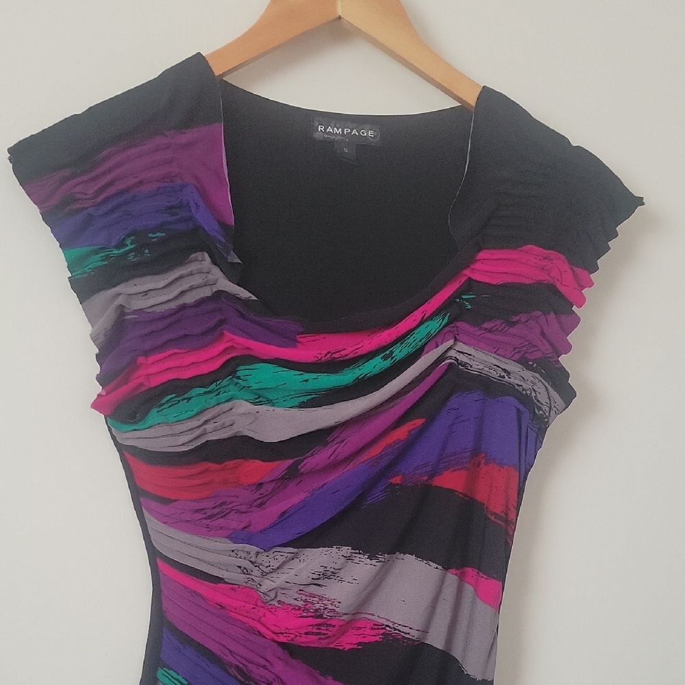 Rampage Multicolor Striped Dress